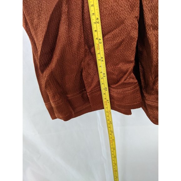 NWT Anthropologie Maeve Jimena Midi Dress Cocoa L - Picture 8 of 9